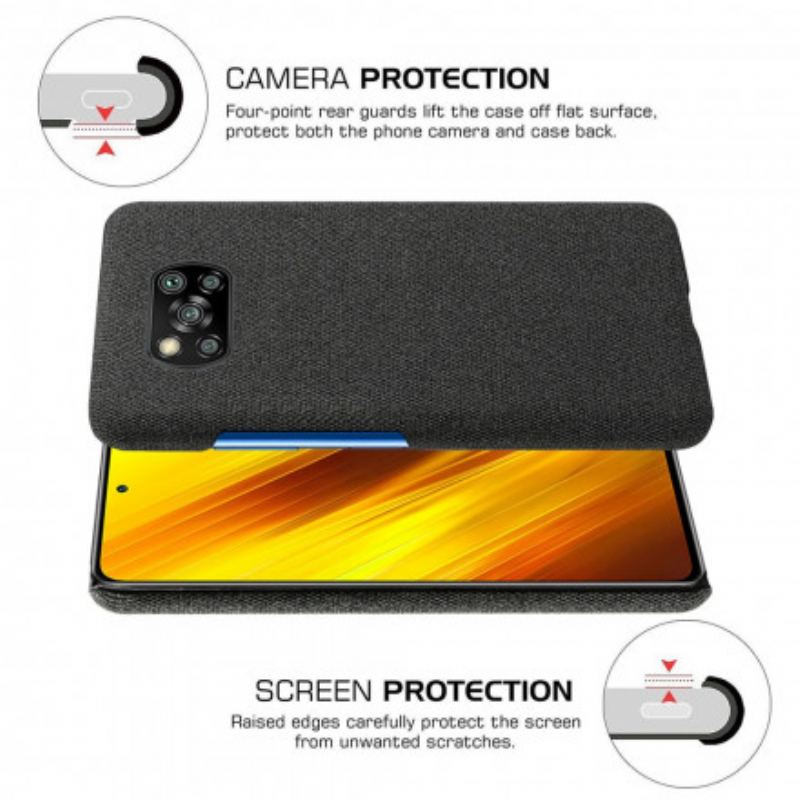 Coque Xiaomi Poco X3 / X3 Pro / X3 NFC KSQ Tissu Chic