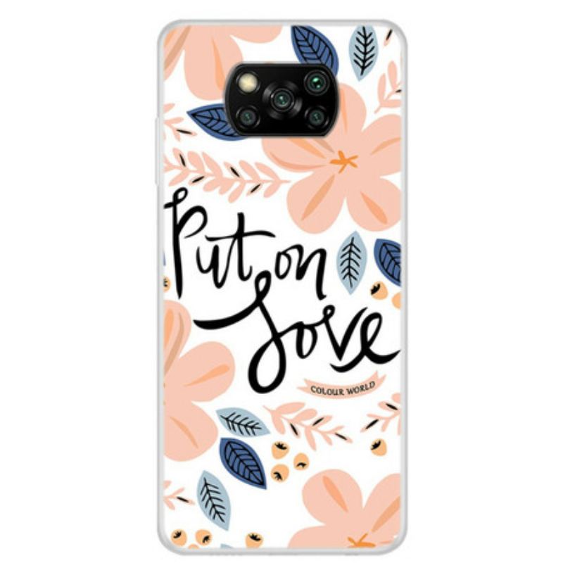 Coque Xiaomi Poco X3 / X3 Pro / X3 NFC Put On Love