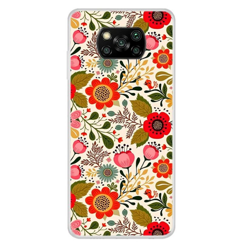 Coque Xiaomi Poco X3 / X3 Pro / X3 NFC Tapisserie Fleurie