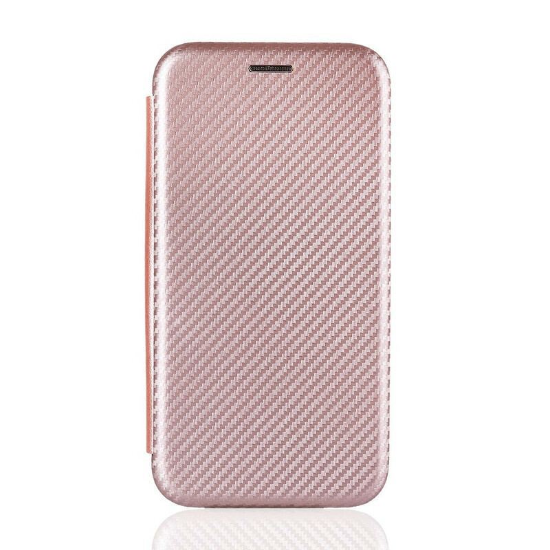 Flip Cover Poco X3 / X3 Pro / X3 NFC Fibre Carbone avec Anneau Support