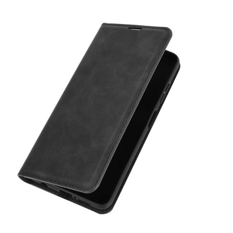 Flip Cover Xiaomi Poco X3 / X3 Pro / X3 NFC Effet Cuir Douceur