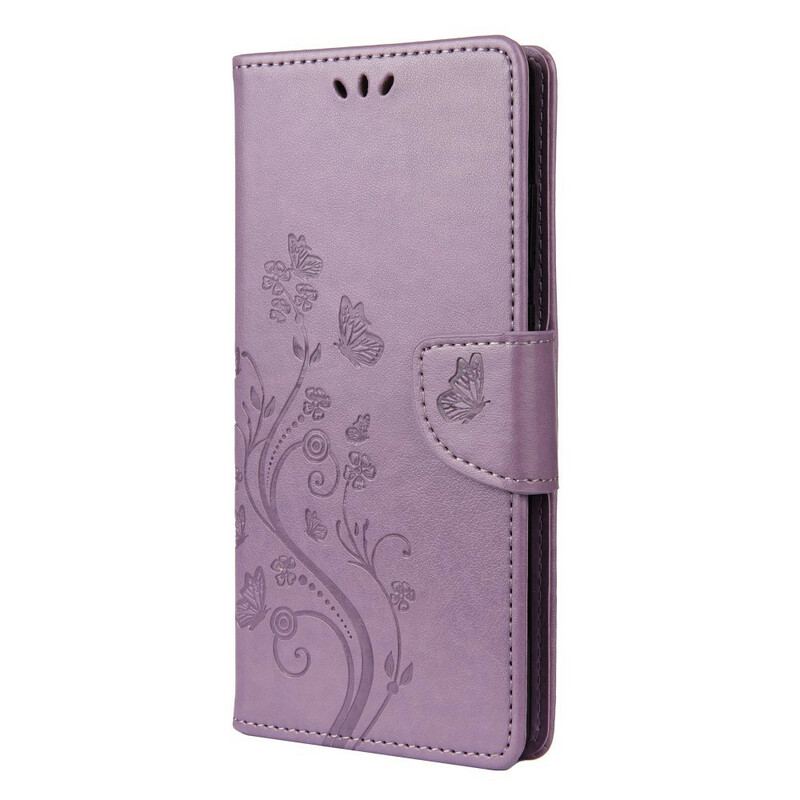 Housse Poco X3 / X3 Pro / X3 NFC Papillons et Fleurs