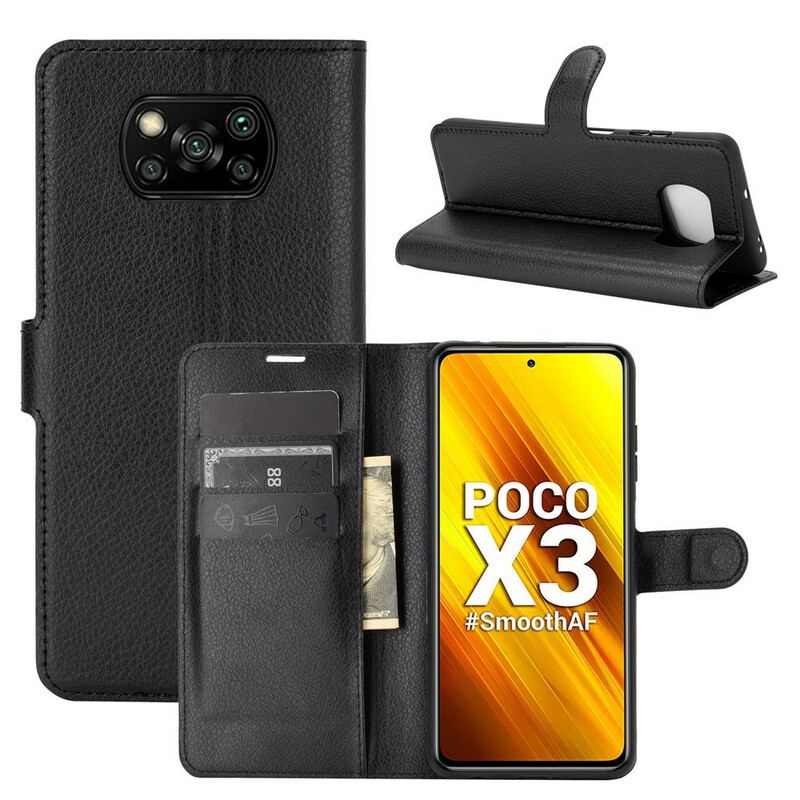 Housse Poco X3 / X3 Pro / X3 NFC Simili Cuir Classique