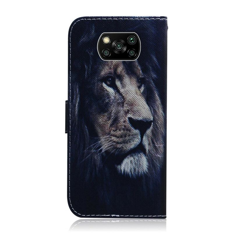 Housse Xiaomi Poco X3 / X3 Pro / X3 NFC Dreaming Lion