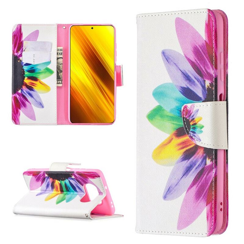 Housse Xiaomi Poco X3 / X3 Pro / X3 NFC Fleur Aquarelle