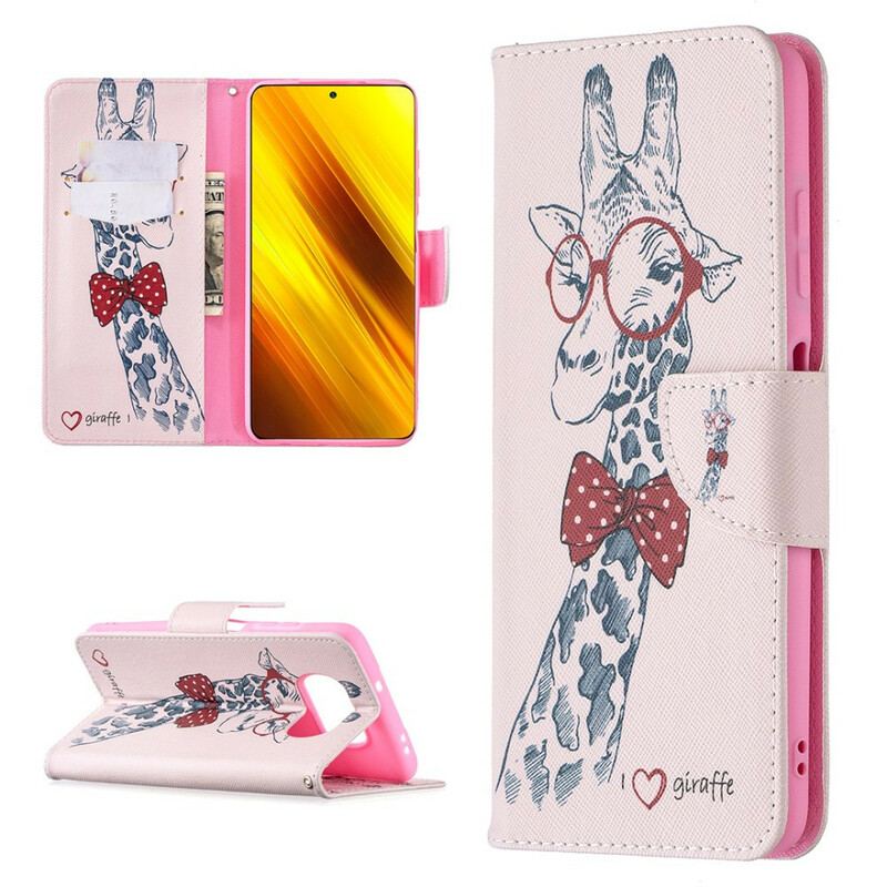 Housse Xiaomi Poco X3 / X3 Pro / X3 NFC Girafe Intello