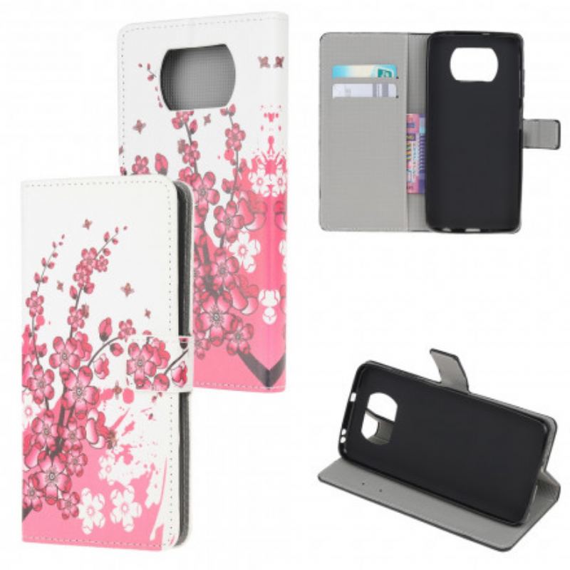 Housse Xiaomi Poco X3 / X3 Pro / X3 NFC Tropical Flowers