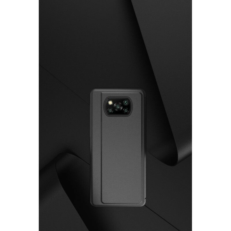 View Cover Poco X3 / X3 Pro / X3 NFC Simili Cuir Texturé