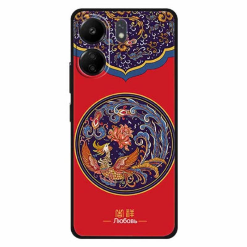 Coque téléphone Xiaomi Redmi 13C / Poco C65 Fleur de Phoenix