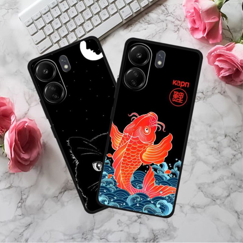 Coque téléphone Xiaomi Redmi 13C / Poco C65 Fleur de Phoenix