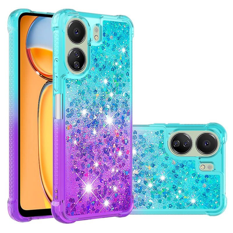 Coque Xiaomi Redmi 13C 4G/5G/Poco C65 Dégradé Paillettes