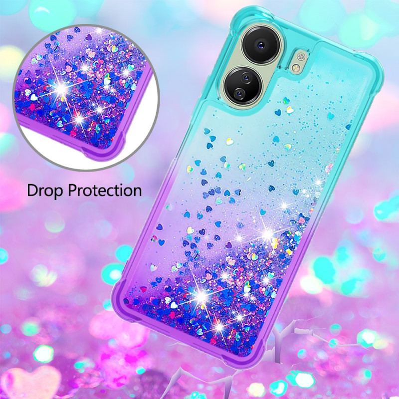 Coque Xiaomi Redmi 13C 4G/5G/Poco C65 Dégradé Paillettes