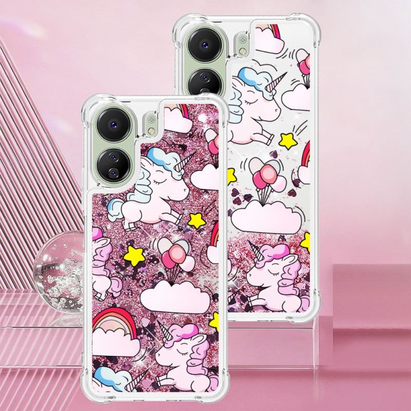 Coque Xiaomi Redmi 13C 4G/5G/Poco C65 Motif à Paillettes