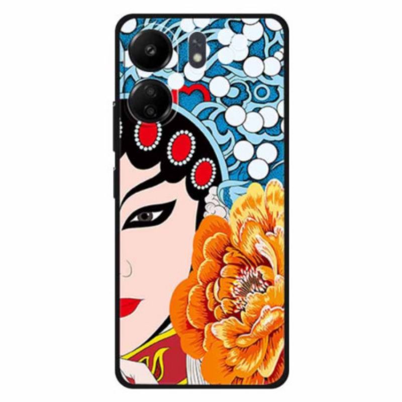 Coque Xiaomi Redmi 13C / Poco C65 Visage de l'Opéra de Pékin