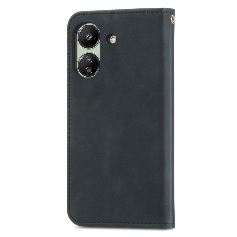 Flip Cover Xiaomi Redmi 13C 4G/5G/Poco C65 Style Cuir Classique