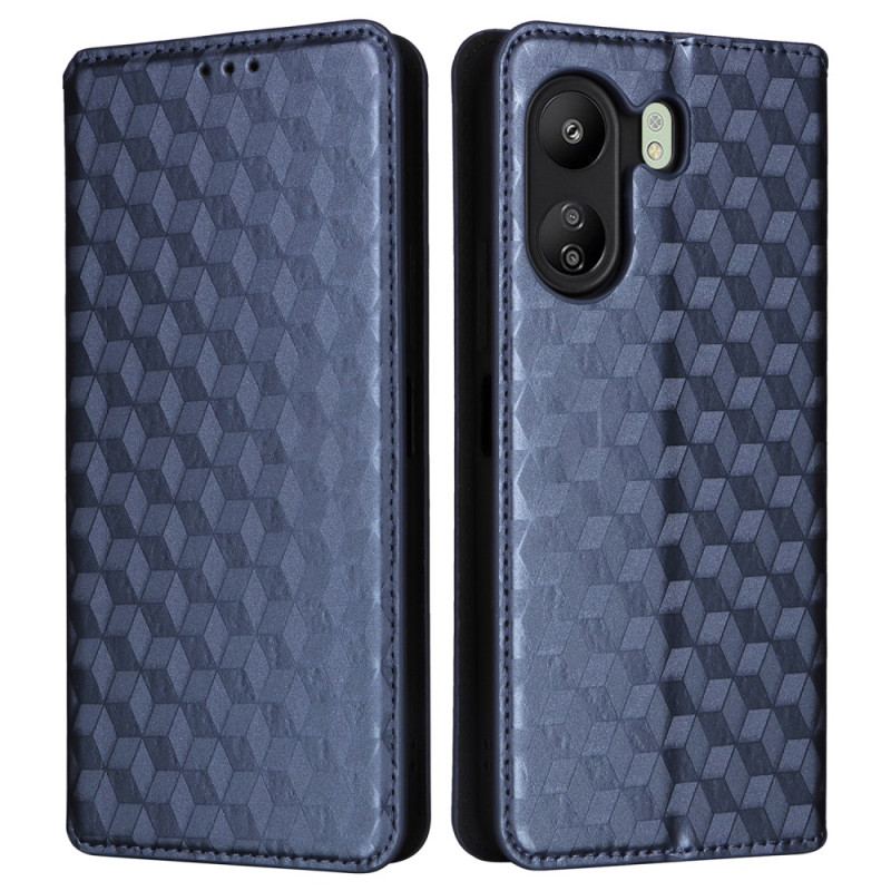 Flip Cover Xiaomi Redmi 13C / Poco C65 Losanges 3D