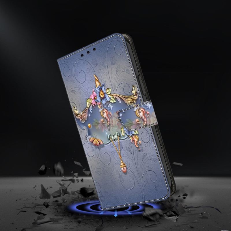 Housse Xiaomi Redmi 13C 4G/5G/Poco C65 Fleur de Sculpture