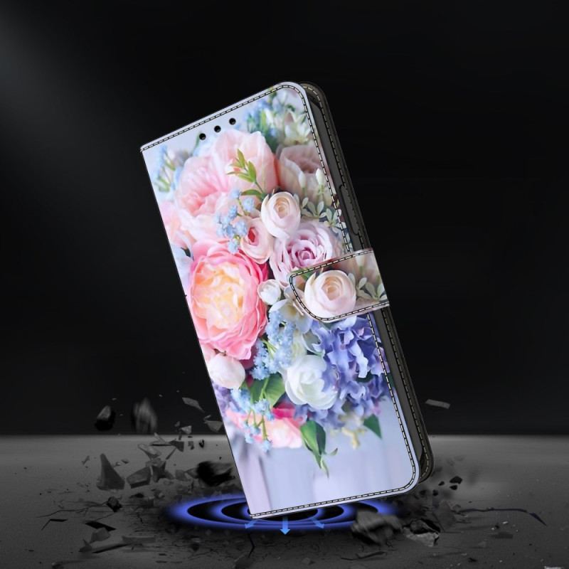 Housse Xiaomi Redmi 13C 4G/5G/Poco C65 Fleurs Colorées