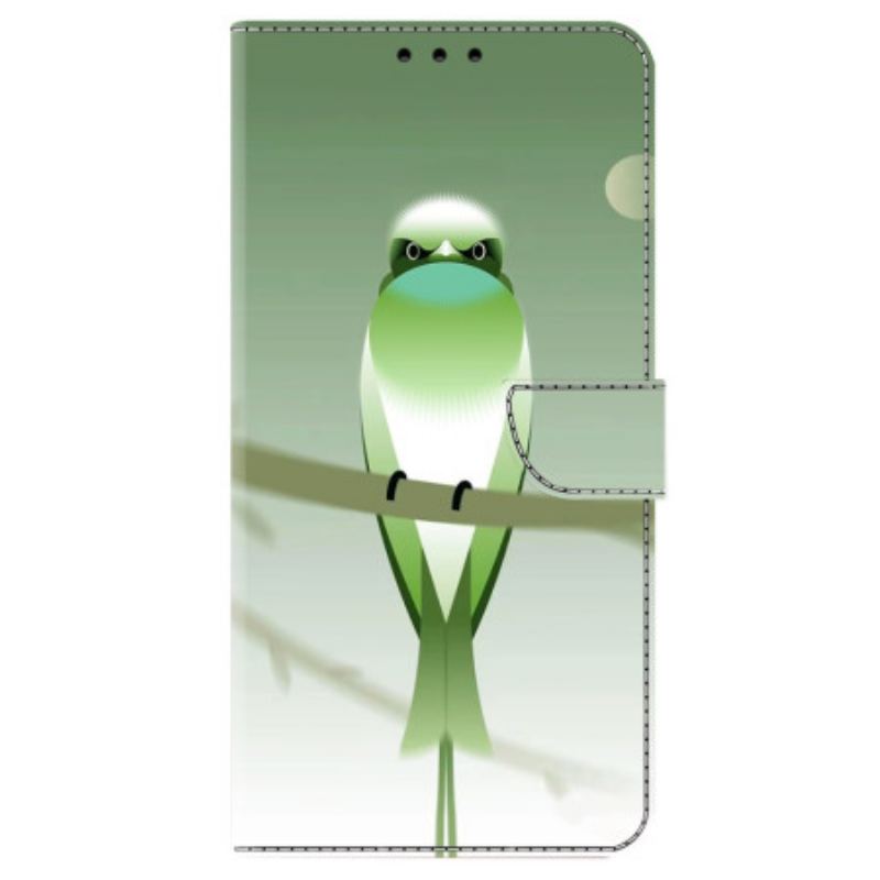 Housse Xiaomi Redmi 13C 4G/5G/Poco C65 Oiseau Vert