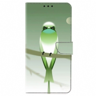 Housse Xiaomi Redmi 13C 4G/5G/Poco C65 Oiseau Vert