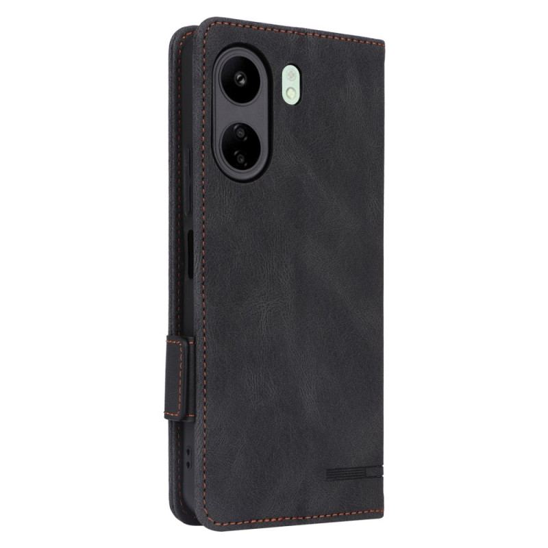 Housse Xiaomi Redmi 13C / Poco C65 Effet Cuir Vintage