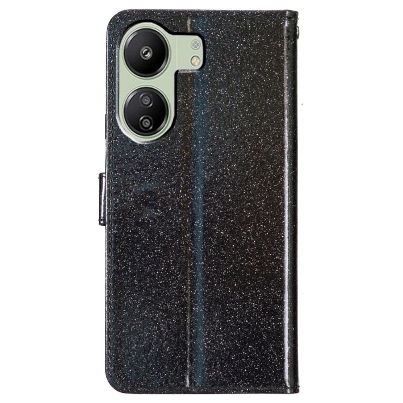 Housse Xiaomi Redmi 13C / Poco C65 Paillettes à Lanière