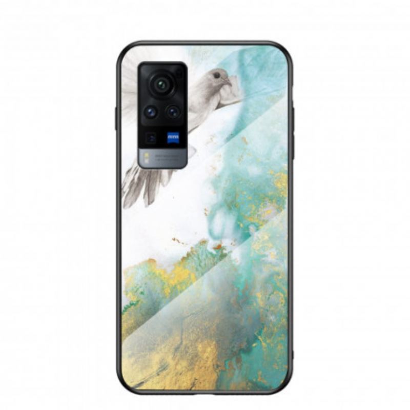 Coque Vivo X60 Pro Verre Trempé Marble Colors