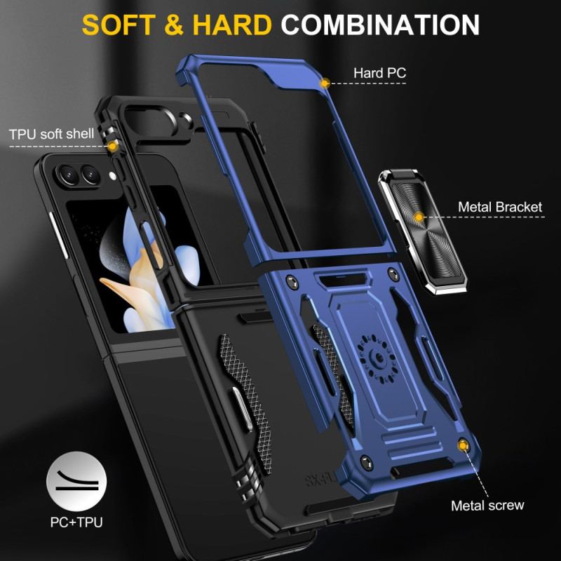 Coque Samsung Galaxy Z Flip 6 Anneau-Support Série Armor