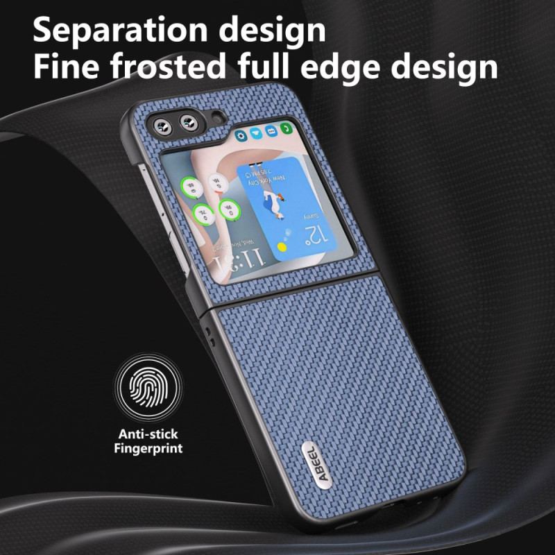 Coque Samsung Galaxy Z Flip 6 Design Fibre Carbone ABEEL