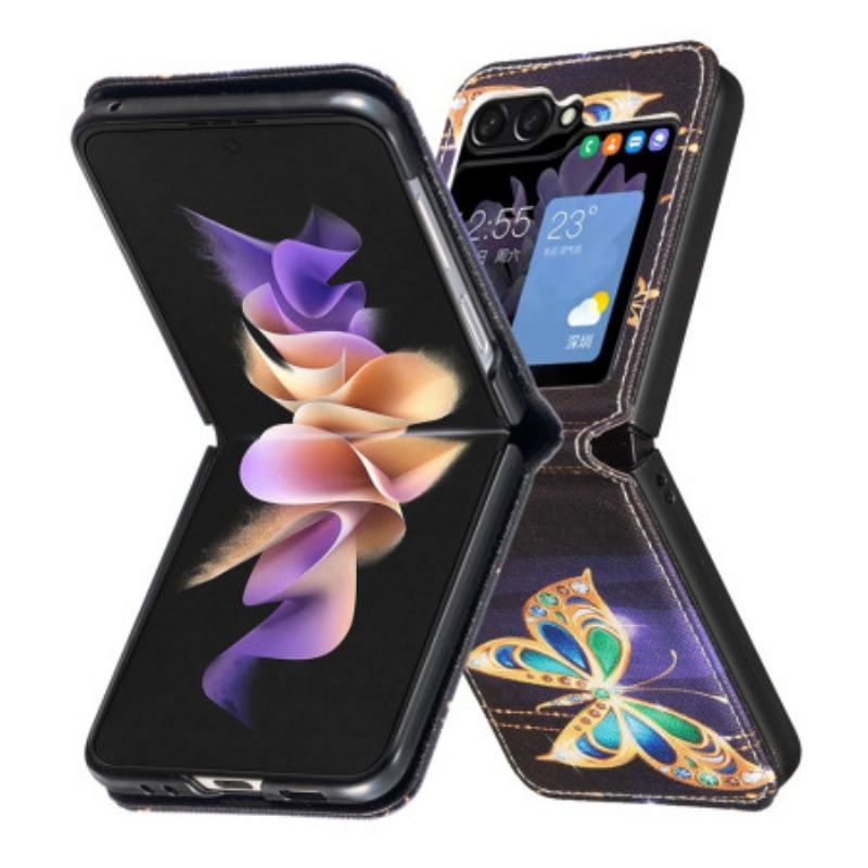 Coque Samsung Galaxy Z Flip 6 Papillon Bijoux