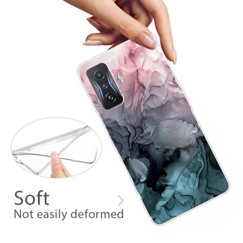 Coque Poco F4 GT Marbre Aquarelle