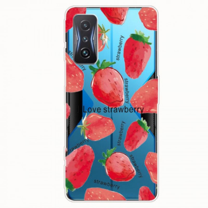 Coque Poco F4 GT Multiples Fraises