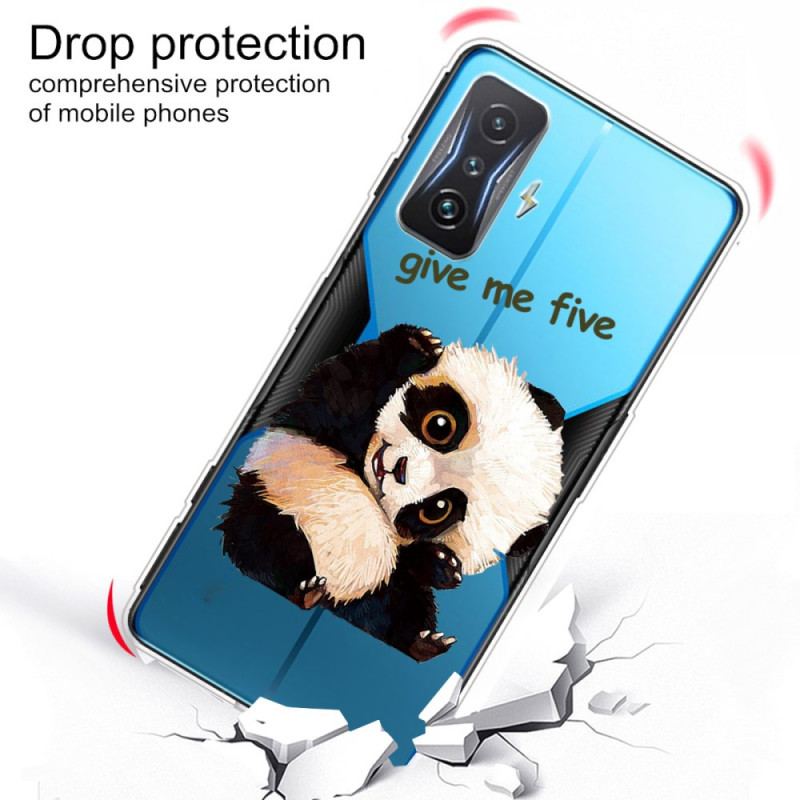 Coque Poco F4 GT Panda Give me Five