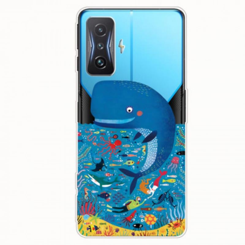 Coque Poco F4 GT Transparente Baleine