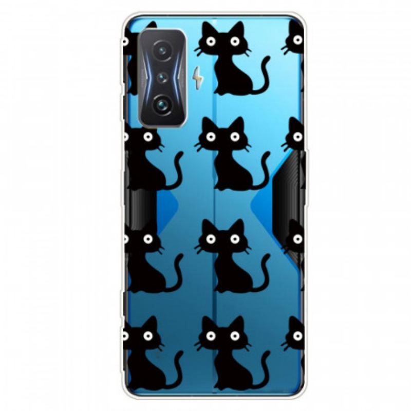 Coque Poco F4 GT Transparente Chats