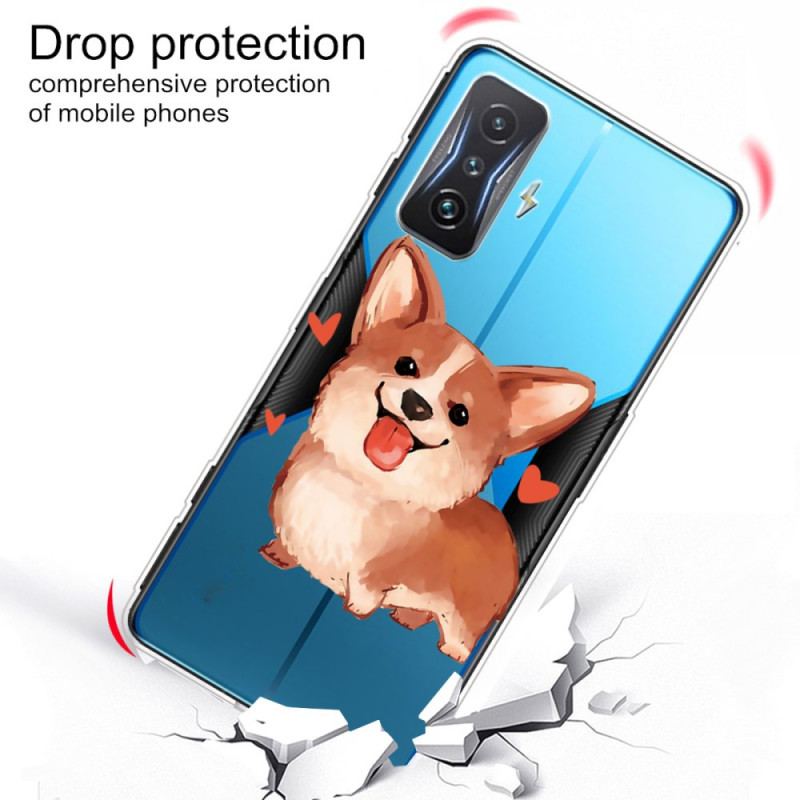 Coque Poco F4 GT Transparente Chien