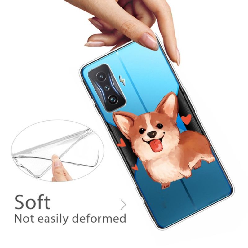 Coque Poco F4 GT Transparente Chien