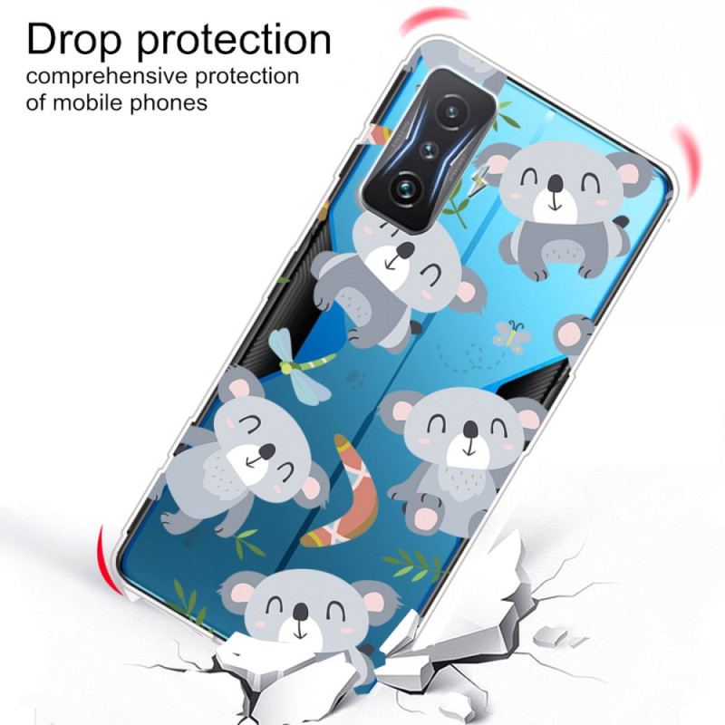 Coque Poco F4 GT Transparente Koalas