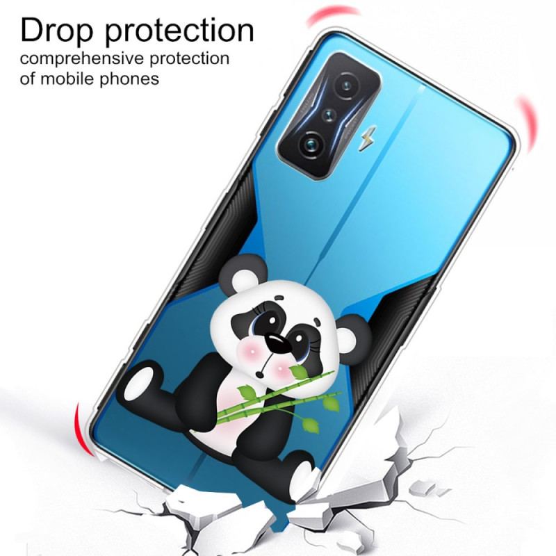 Coque Poco F4 GT Transparente Panda