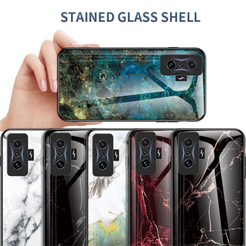 Coque Poco F4 GT Verre Trempé Marble