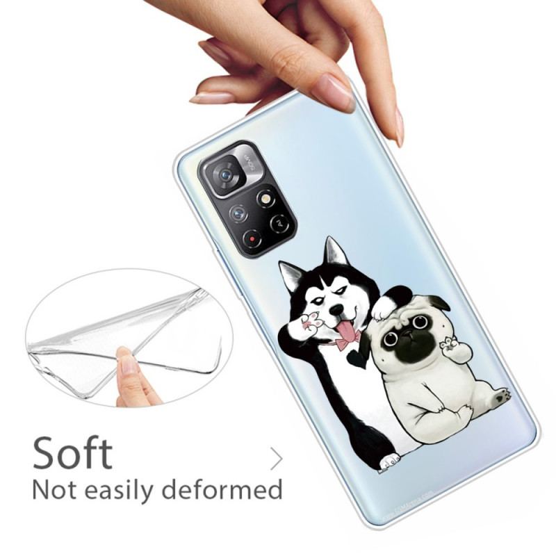 Coque Xiaomi Redmi Note 11 Pro Plus 5G Drôles de Chiens