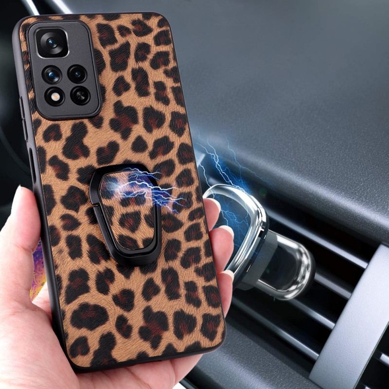 Coque Xiaomi Redmi Note 11 Pro Plus 5G Fibre Carbone Anneau-Support