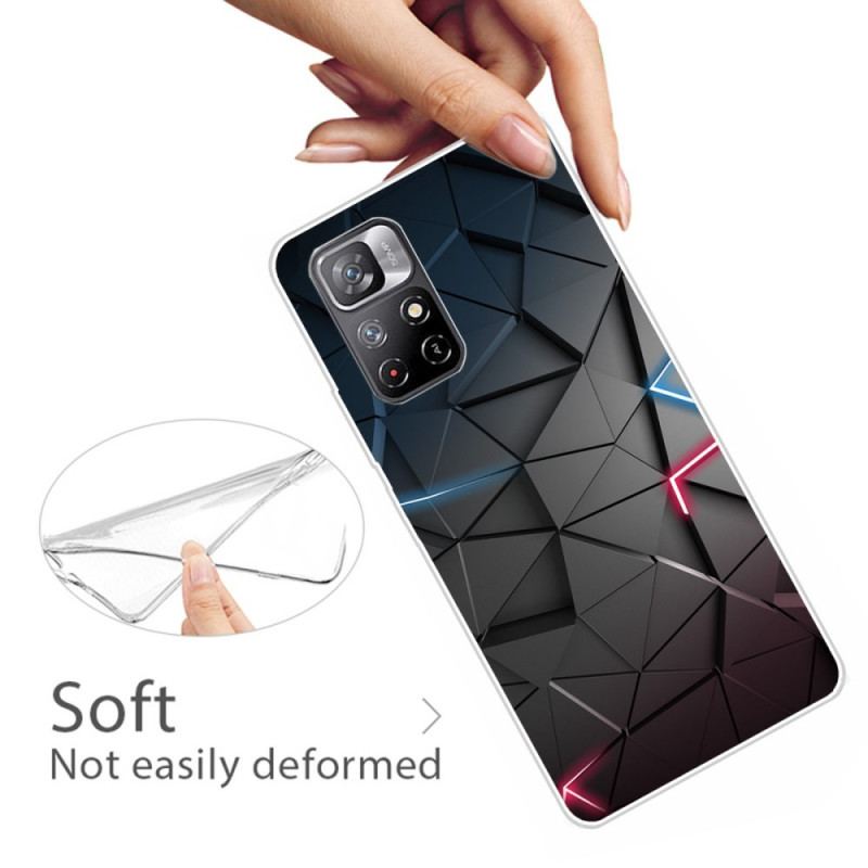 Coque Xiaomi Redmi Note 11 Pro Plus 5G Flexible Géométrie