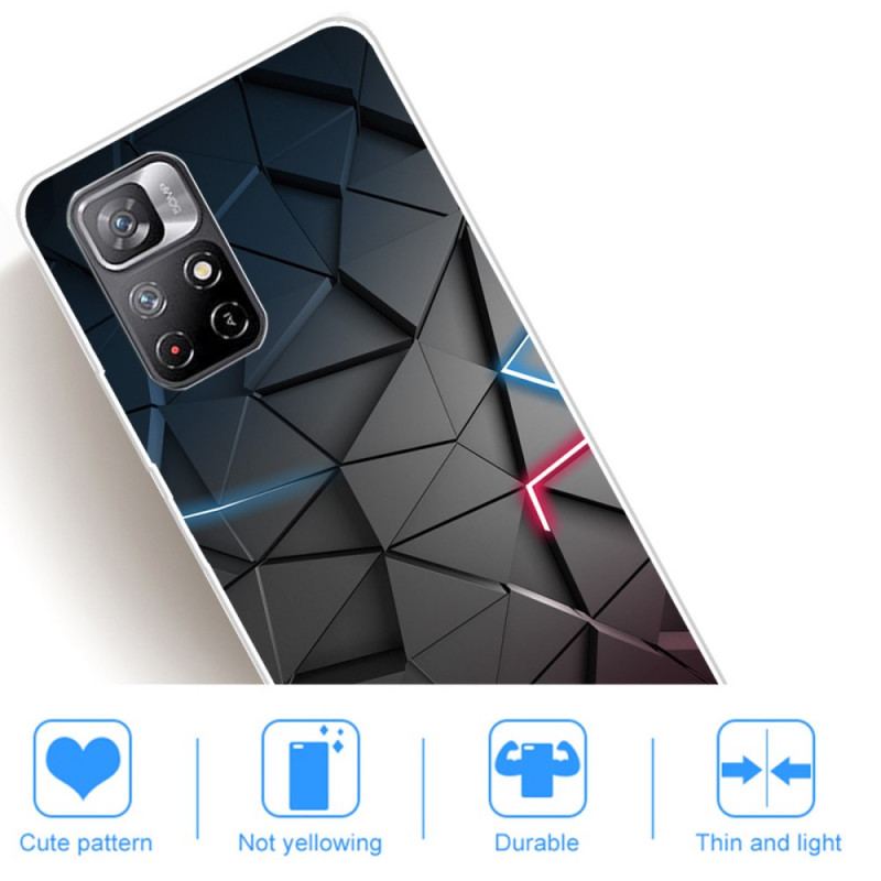 Coque Xiaomi Redmi Note 11 Pro Plus 5G Flexible Géométrie