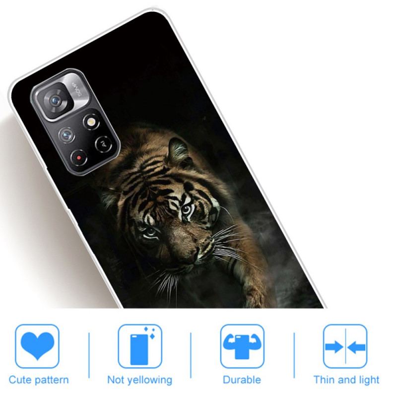 Coque Xiaomi Redmi Note 11 Pro Plus 5g Flexible Tigre