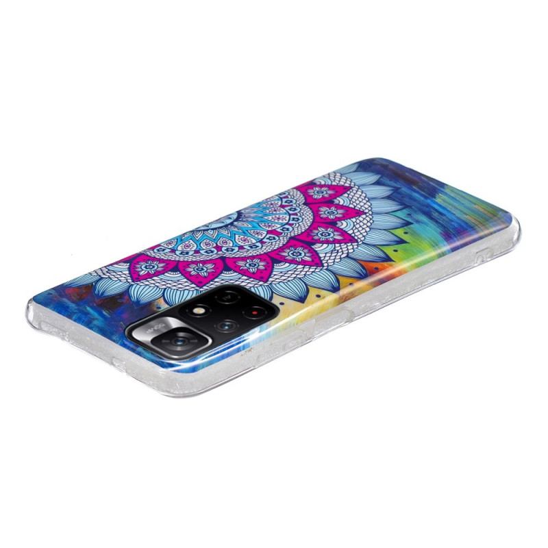 Coque Xiaomi Redmi Note 11 Pro Plus 5G Mandala Coloré Fluorescente