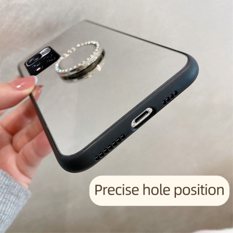 Coque Xiaomi Redmi Note 11 Pro Plus 5G Miroir avec Anneau Rotatif