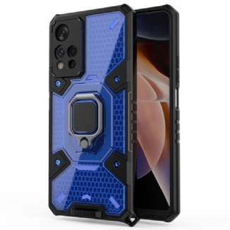 Coque Xiaomi Redmi Note 11 Pro Plus 5G Nid d'Abeille avec Anneau