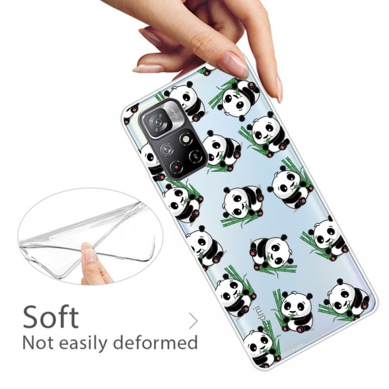 Coque Xiaomi Redmi Note 11 Pro Plus 5G Petits Pandas