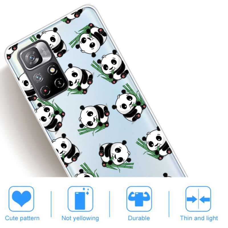 Coque Xiaomi Redmi Note 11 Pro Plus 5G Petits Pandas